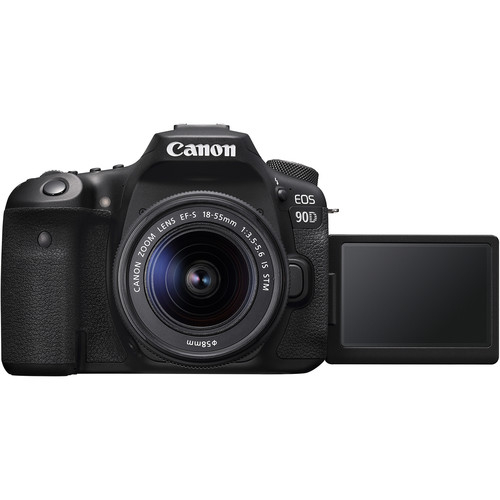 Canon EOS 90D Aparat Foto DSLR 32.5MP 4K Kit cu Obiectiv EF-S 18-55mm IS STM Negru [6]