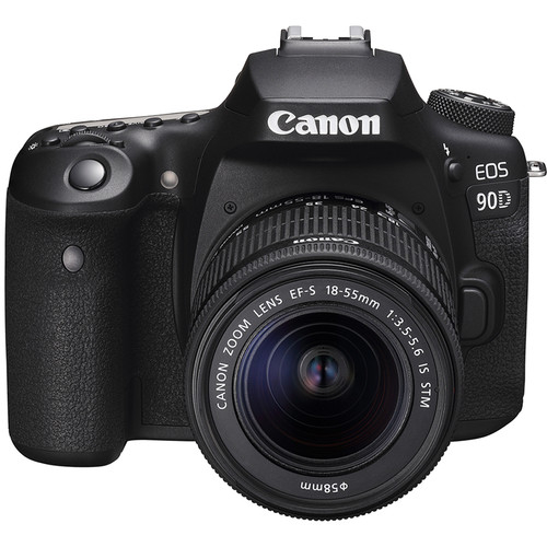 Canon EOS 90D Aparat Foto DSLR 32.5MP 4K Kit cu Obiectiv EF-S 18-55mm IS STM Negru [2]