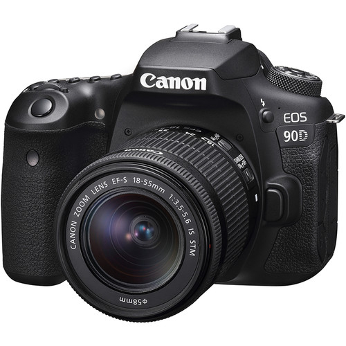 Canon EOS 90D Aparat Foto DSLR 32.5MP 4K Kit cu Obiectiv EF-S 18-55mm IS STM Negru [8]