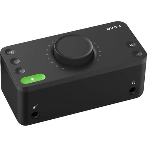 Pachet microfon Audiotehnica AT2020 + interfata Audient EVO4 + Casti Audiotehnica ATH-M30X
