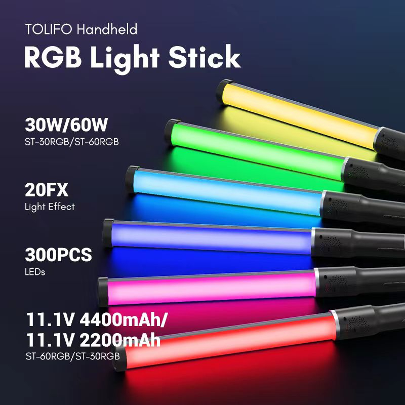 TOLIFO Lampa LED TUBE RGB 60W [2]