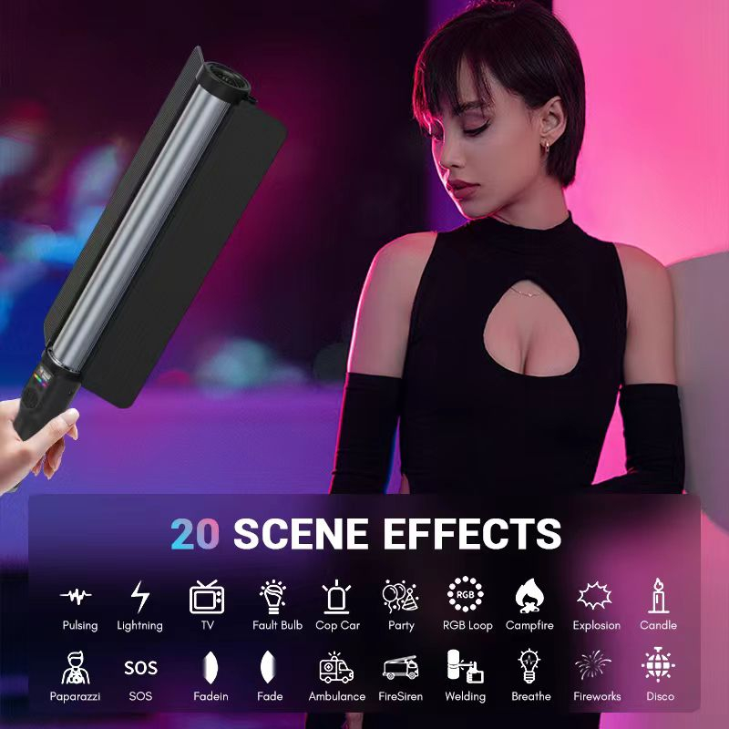 TOLIFO Lampa LED TUBE RGB 60W [4]