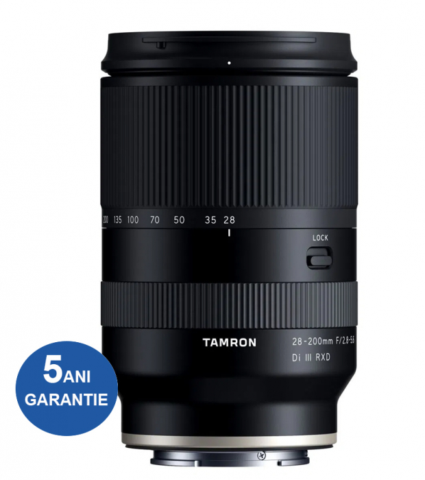 Tamron 28-200mm F2.8-5.6 RXD III Obiectiv Foto Mirrorless Sony E