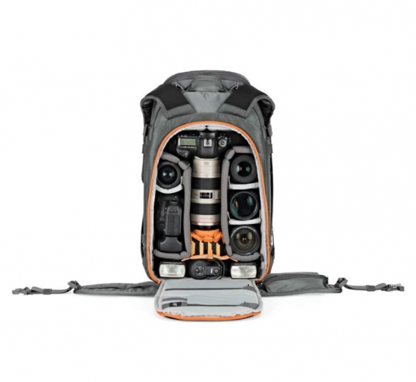 Lowepro Rucsac Foto Whistler BP 350 AW II Gri/ Portocaliu [2]