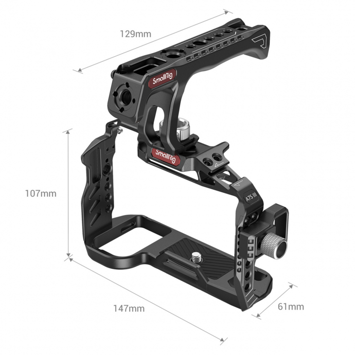 SmallRig 3181 Proffesional Cage Kit pentru Sony Alpha A7S III [4]