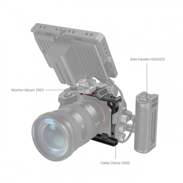 SmallRig Half Cage pentru Sony Alpha 7S III 3193 [5]
