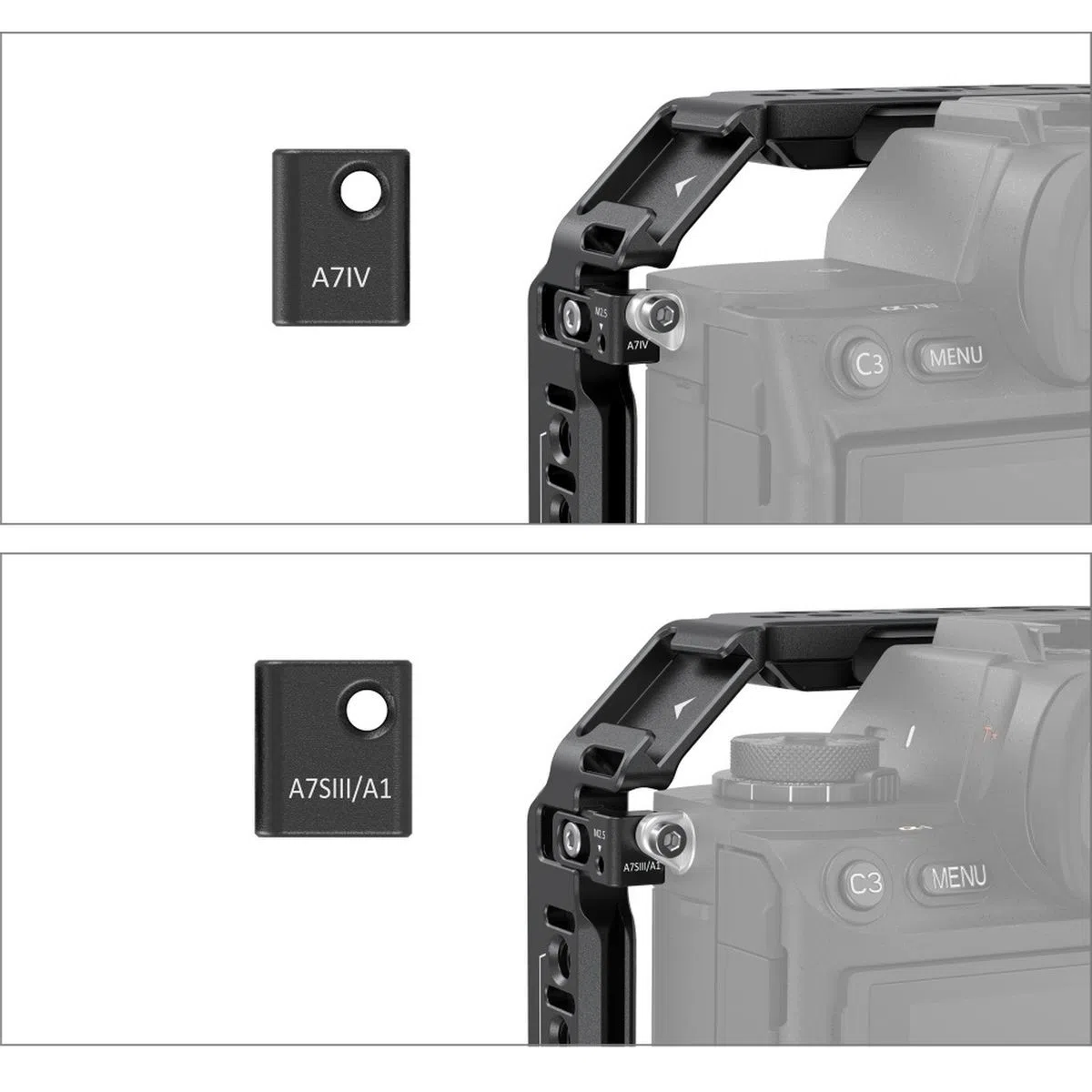 SmallRig 3667 Full Cage pentru Sony Alpha 7 IV/Alpha 7S III/Alpha 1Alpha 7R V [4]