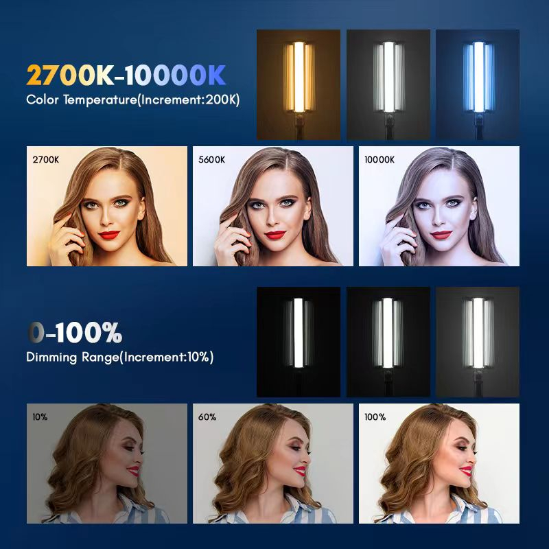 TOLIFO Lampa LED TUBE RGB 60W [5]