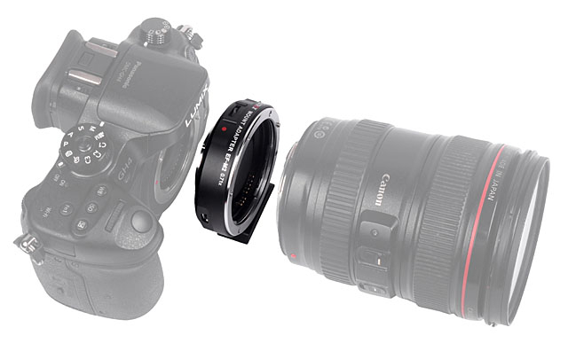 Viltrox EF-M2 II 0.71x SpeedBooster Adaptor Canon EF-Mount la MFT [3]