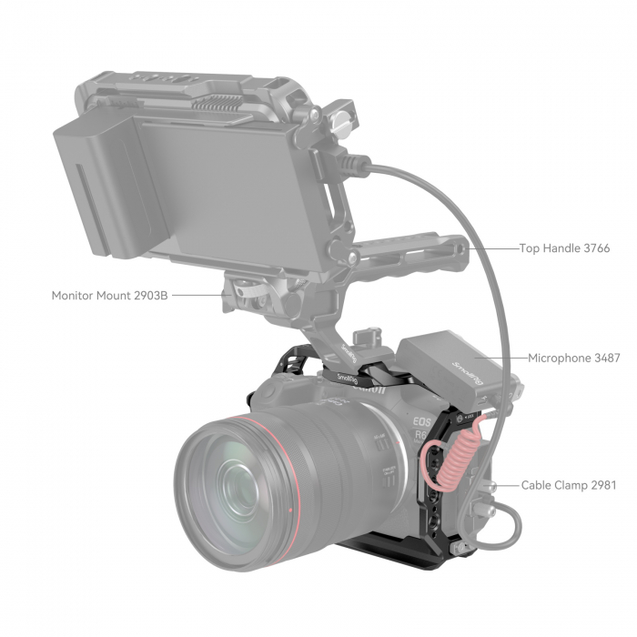 SmallRig 4159 cage pentru Canon EOS R6 Mark II [3]