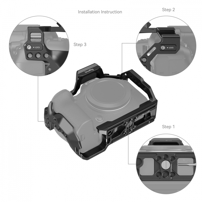 SmallRig 4159 cage pentru Canon EOS R6 Mark II [7]