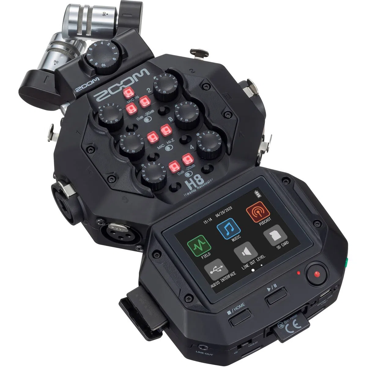 ZOOM H8 Recorder Audio XLR 12 Canale cu interfata touchscreen [6]