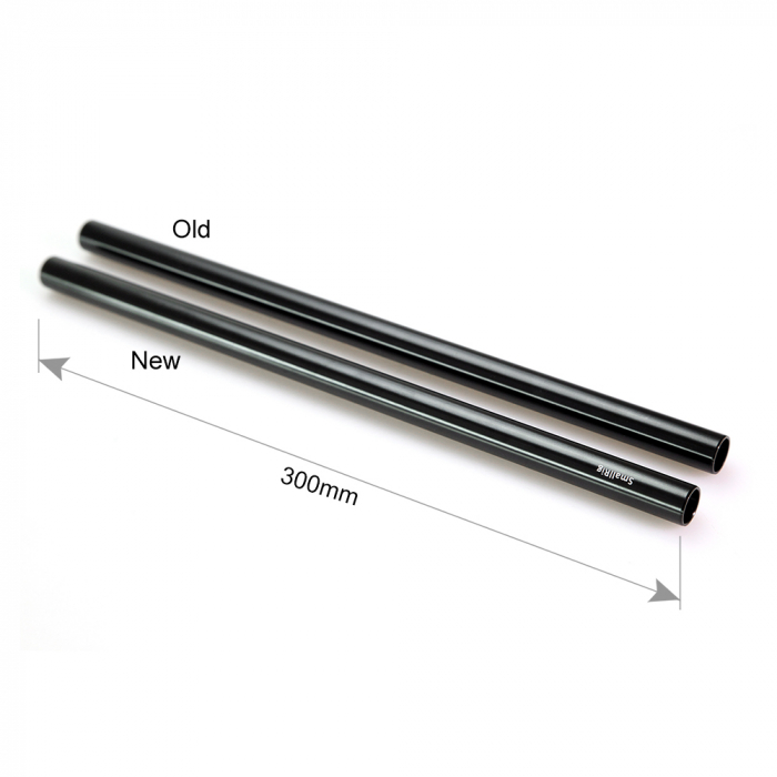 SmallRig 2 buc tije din aliaj de aluminiu negru de 15 mm (M12-30cm) 12 inch 1053 [6]