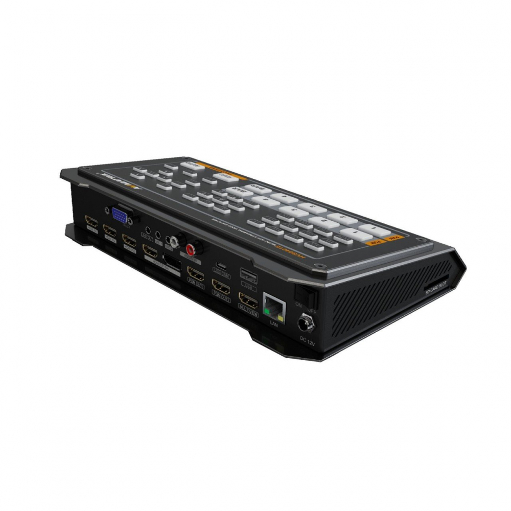 AVMATRIX Mixer Video HVS0401E, Micro 4 canale HDMI/DP, functie de streaming si inregistrare [5]