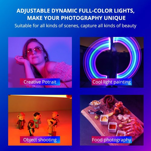 LP430 Bagheta LED Bicolor-RGB 42cm cu acumulator incorporat [10]