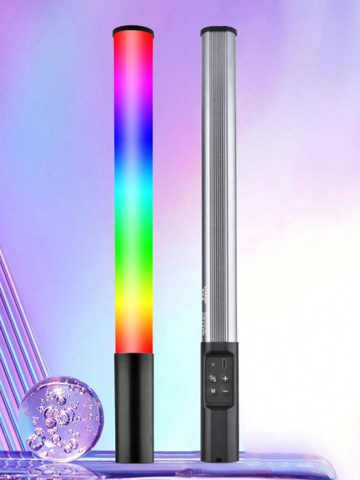 LP430 Bagheta LED Bicolor-RGB 42cm cu acumulator incorporat [3]