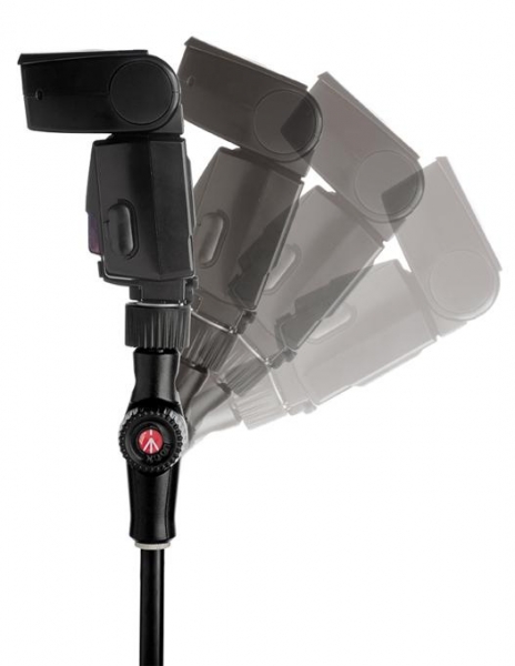 Manfrotto Smart Tilt suport umbrela cu patina pentru blitz [2]