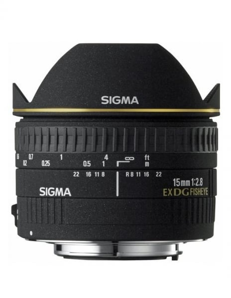 Sigma 15mm F2.8 EX DG Dia. Fisheye-Nikon