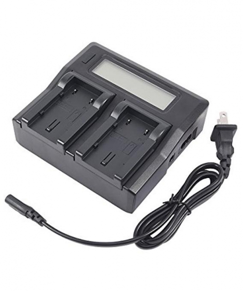 Digital Power Incarcator dual LCD compatibil Acumulator Panasonic DMW-BLF19 [3]