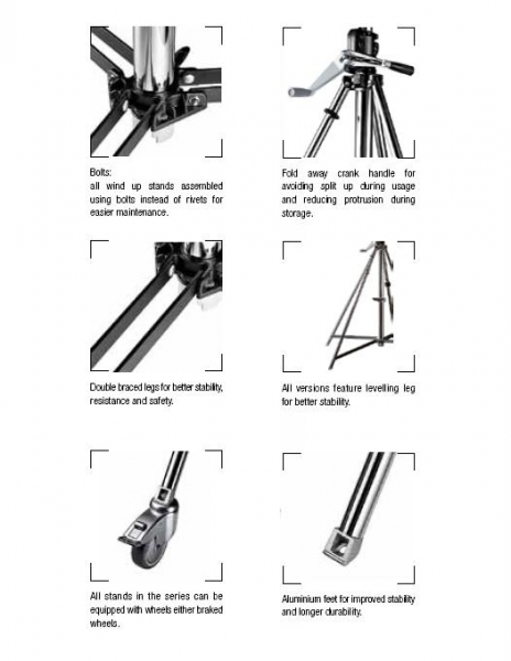 Manfrotto Short Wind Up Stand 087NWSH [2]