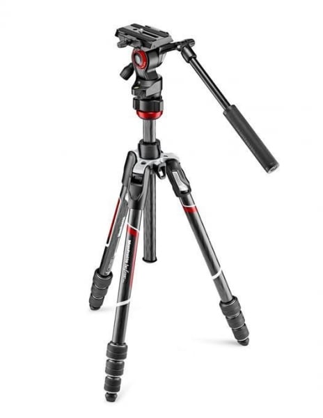 Manfrotto Befree Live Kit Trepied Video Carbon Twist [2]