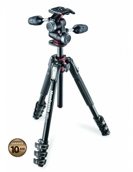 Manfrotto 190XPRO4-3W trepied foto cu cap 3Way MHXPRO3W [2]