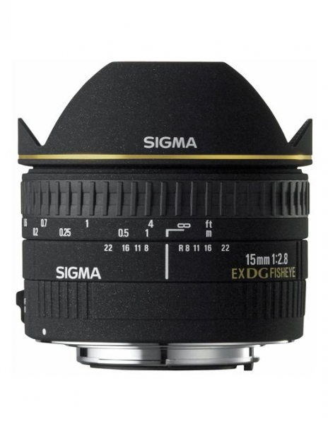 Sigma 15mm F2.8 EX DG Dia. Fisheye Canon
