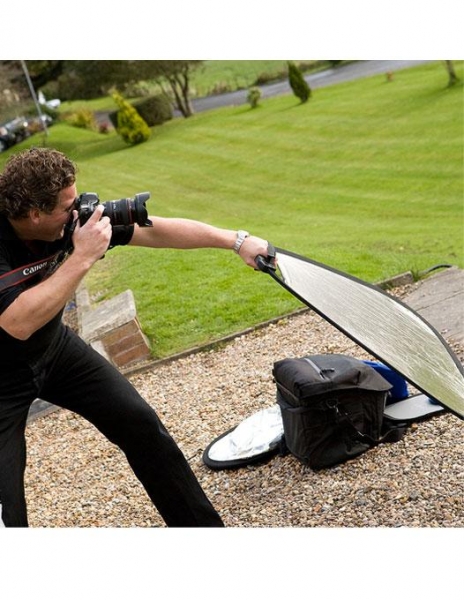 Lastolite Trigrip Reflector Sunfire/Silver [6]