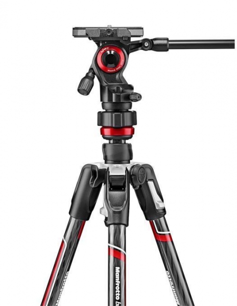 Manfrotto Befree Live Kit Trepied Video Carbon Twist [4]