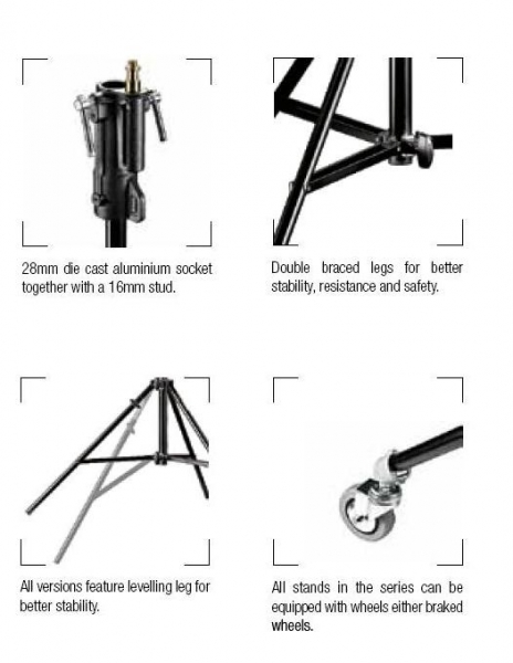 Manfrotto Steel Tall Stand 111CSU [2]