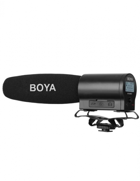 Boya BY-DMR7 microfon shotgun cu flash recorder integrat [1]