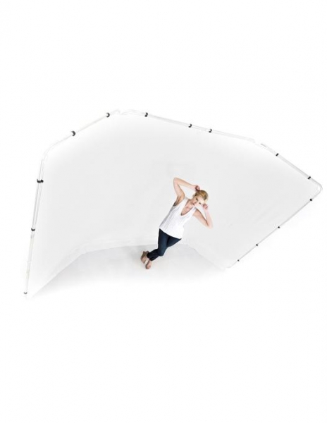 Lastolite Fundal alb panoramic cu rama inclusa 4x2.30m [2]