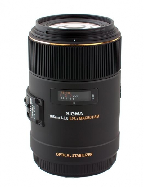 Sigma 105mm F2.8 EX DG OS HSM Macro Nikon cu filtru UV