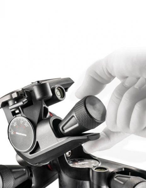 Manfrotto XPRO Cap trepied foto micrometric cu roti dintate [5]