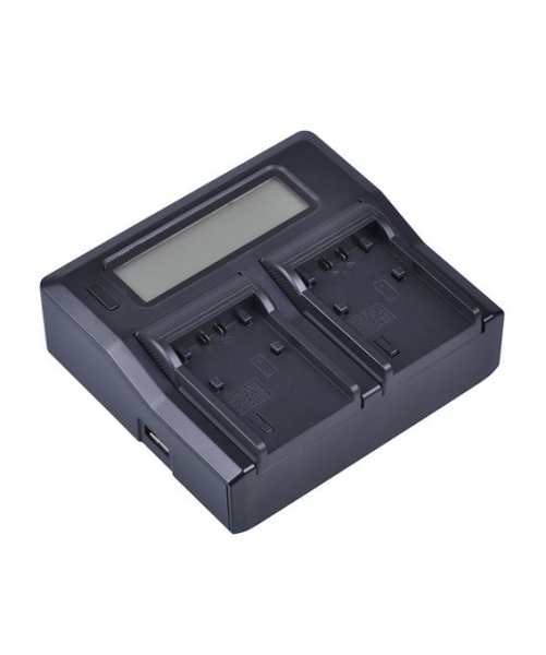 Digital Power Incarcator dual LCD compatibil Acumulator Sony NP-FP50 [2]