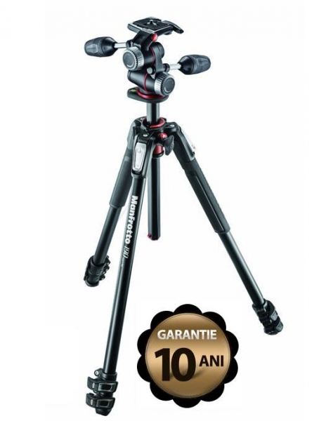 Manfrotto 190XPRO3-3W trepied foto cu cap 3Way MHXPRO3W [2]