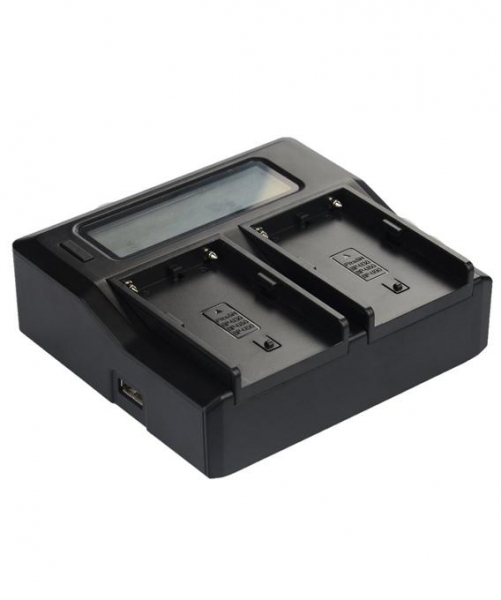 Digital Power Incarcator dual LCD compatibil Acumulator JVC - SSL-JVC50/70DP [3]