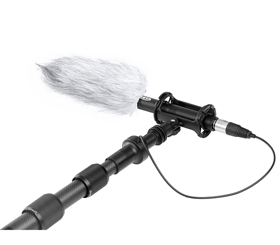 Boya boompole din fibra de carbon cu cablu XLR intern [5]