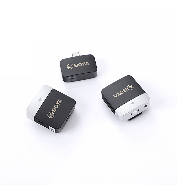 Boya BY-M1V4 Lavaliera wireless dubla pentru smartphone [4]