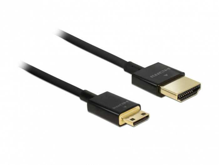 Delock Cablu HDMI la Mini HDMI - C T-T 3D 4K 1M Slim Premium