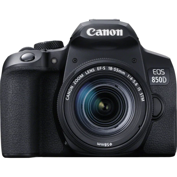 Canon EOS 850D Aparat Foto DSLR 24.1MP Kit cu Obiectiv EF-S 18-55mm F/3.5-5.6 IS STM Negru [2]