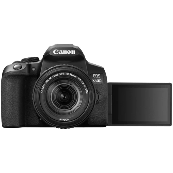 Canon EOS 850D Aparat Foto DSLR 24.1MP Kit cu Obiectiv EF-S 18-55mm F/3.5-5.6 IS STM Negru [3]