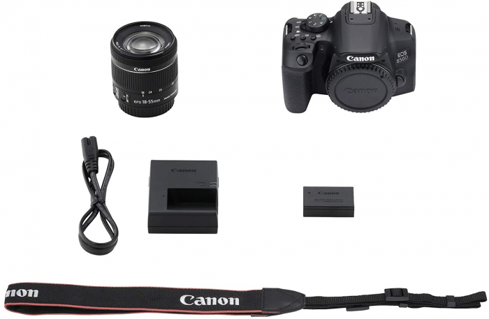 Canon EOS 850D Aparat Foto DSLR 24.1MP Kit cu Obiectiv EF-S 18-55mm F/3.5-5.6 IS STM Negru [7]