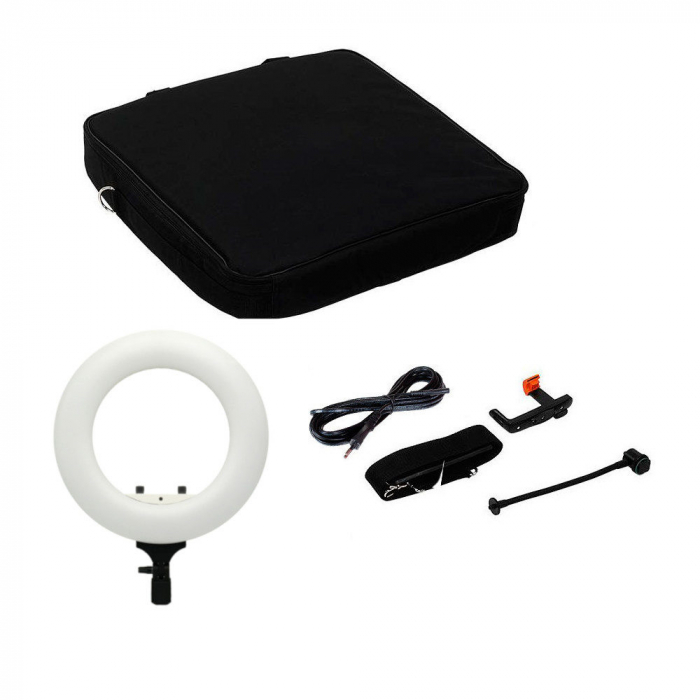 Caruba Ring Light 30cm LED cu suport telefon [4]