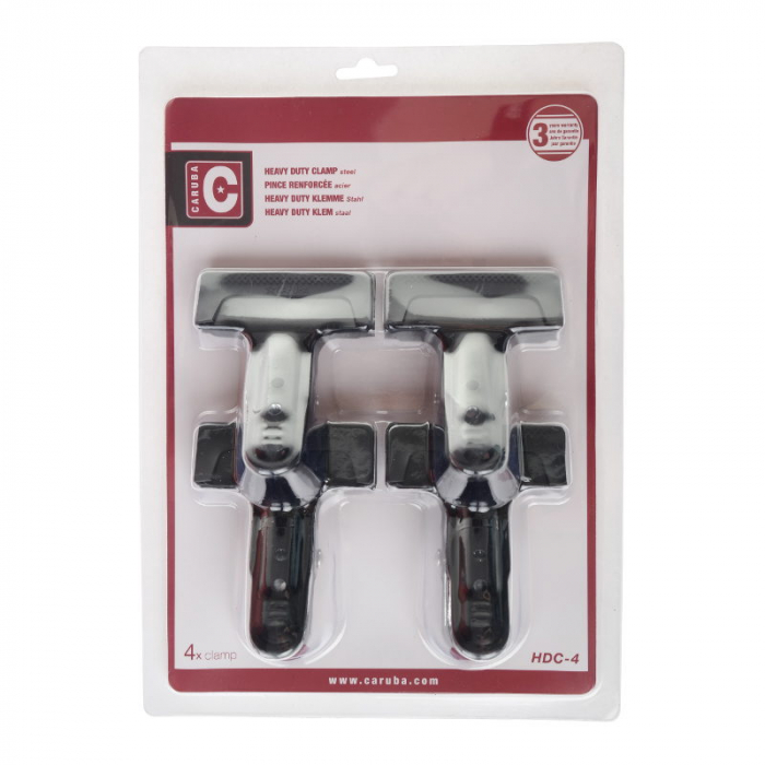 Caruba Set 4 cleme Heavy Duty din otel [4]