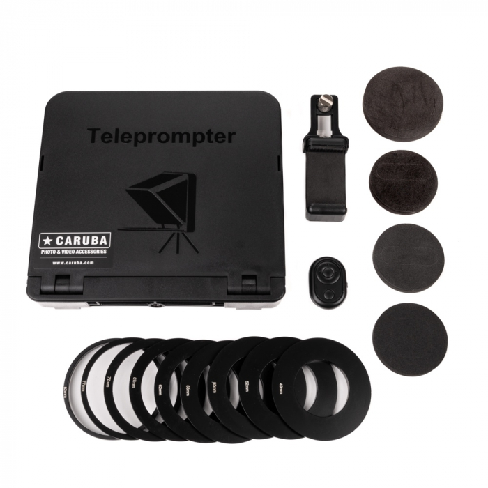 Caruba Teleprompter pentru smartphone si tableta de maxim 20cm [2]