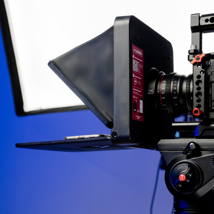 Caruba Teleprompter pentru smartphone si tableta de maxim 20cm [6]