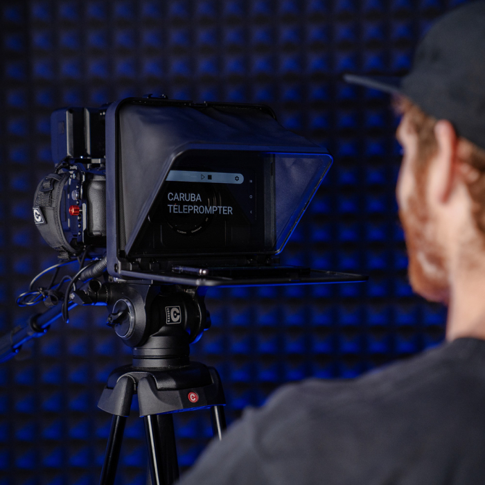 Caruba Teleprompter pentru smartphone si tableta de maxim 20cm [16]