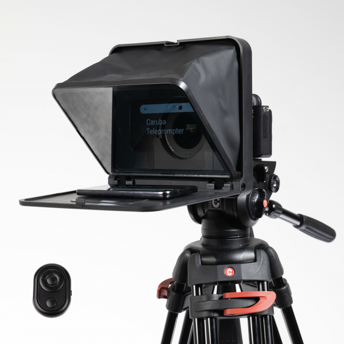 Caruba Teleprompter pentru smartphone si tableta de maxim 20cm [5]