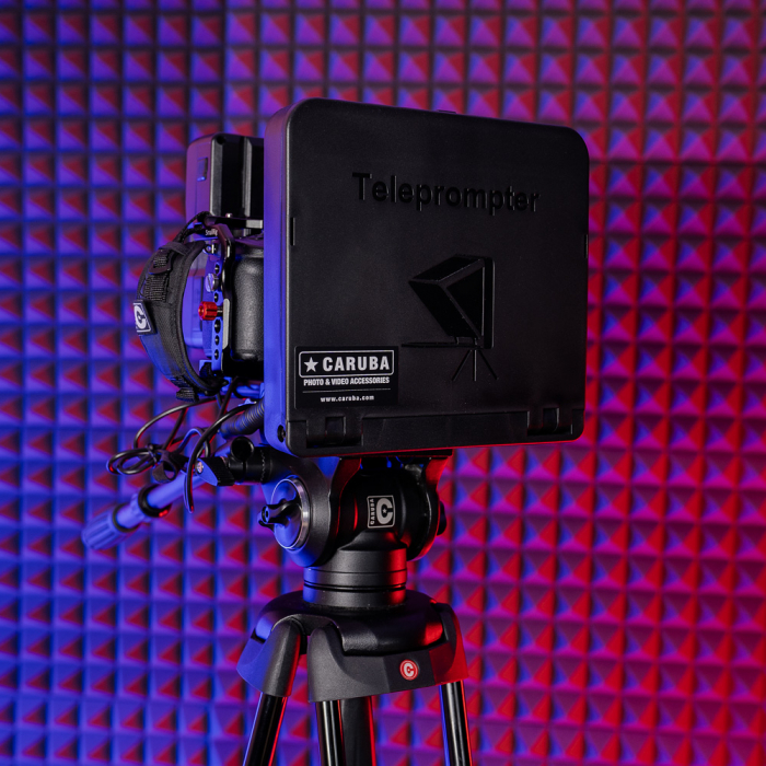 Caruba Teleprompter pentru smartphone si tableta de maxim 20cm [18]